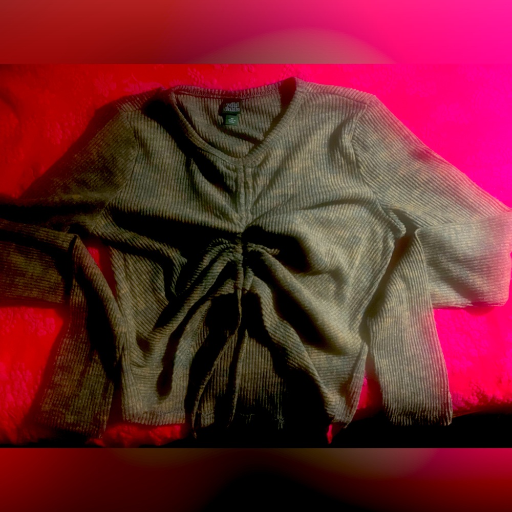 Wild Fable medium weight long sleeve, Crop Top$12